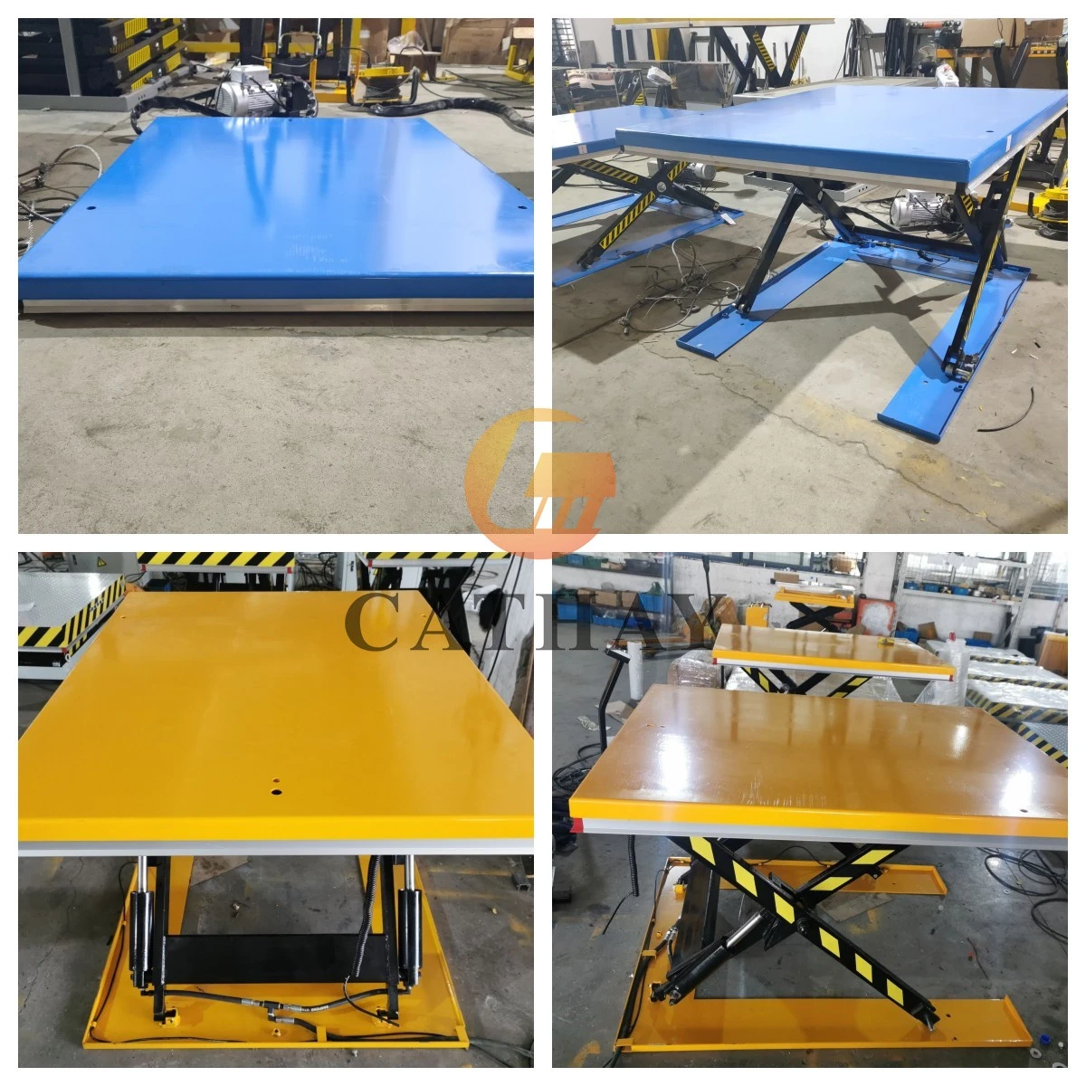 Low profile stationary scissor lift table-Shandong Cathay Machinery Co Ltd