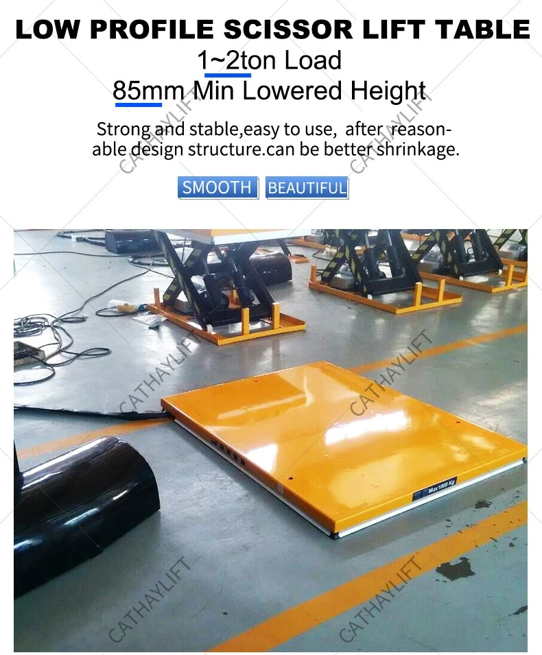 Low profile hydraulic scissor lift table -Shandong Cathay Machinery Co Ltd 5