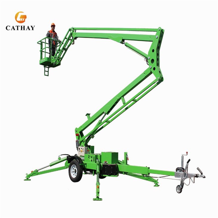 10m To 20m Towable Trailer Boom Lift