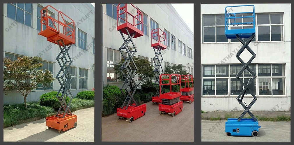 electric small scissor lift-real order 3