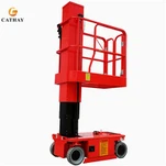 Хидравличен телескопичен човек, управляващ едномачтов подемник